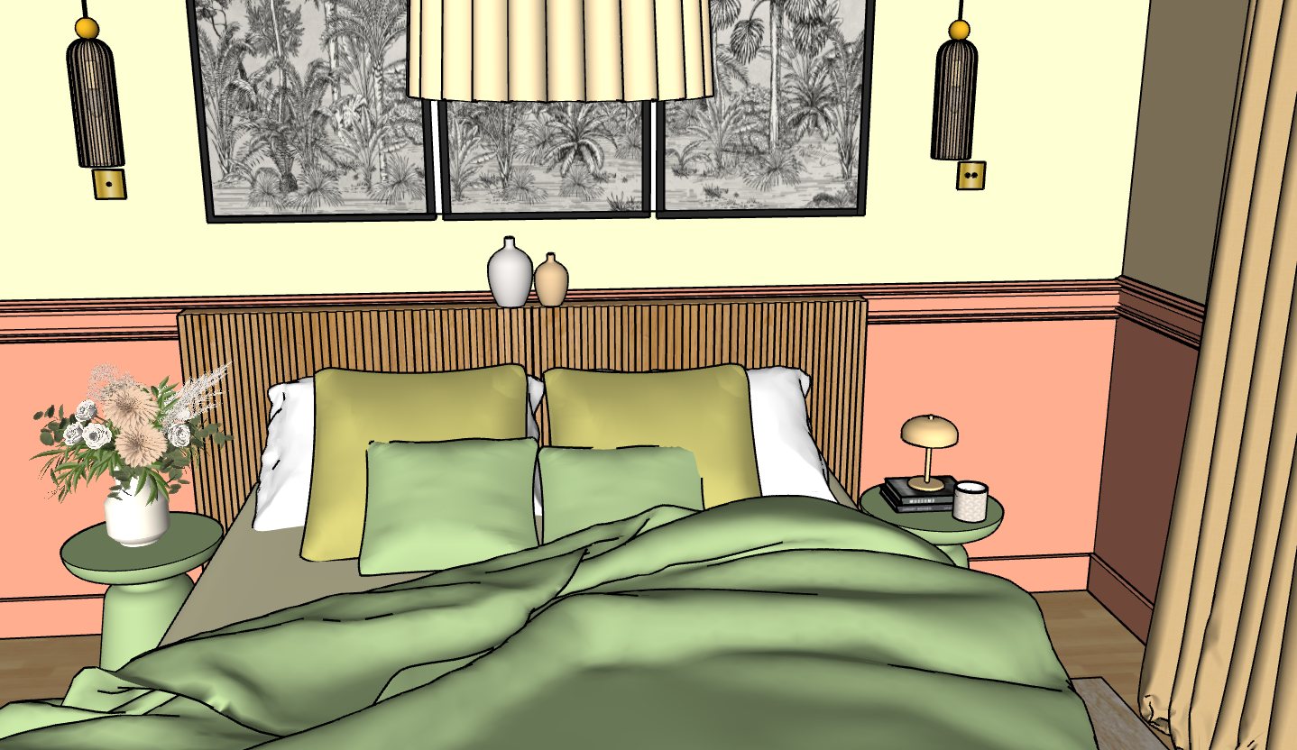 Croquis 3D de la chambre