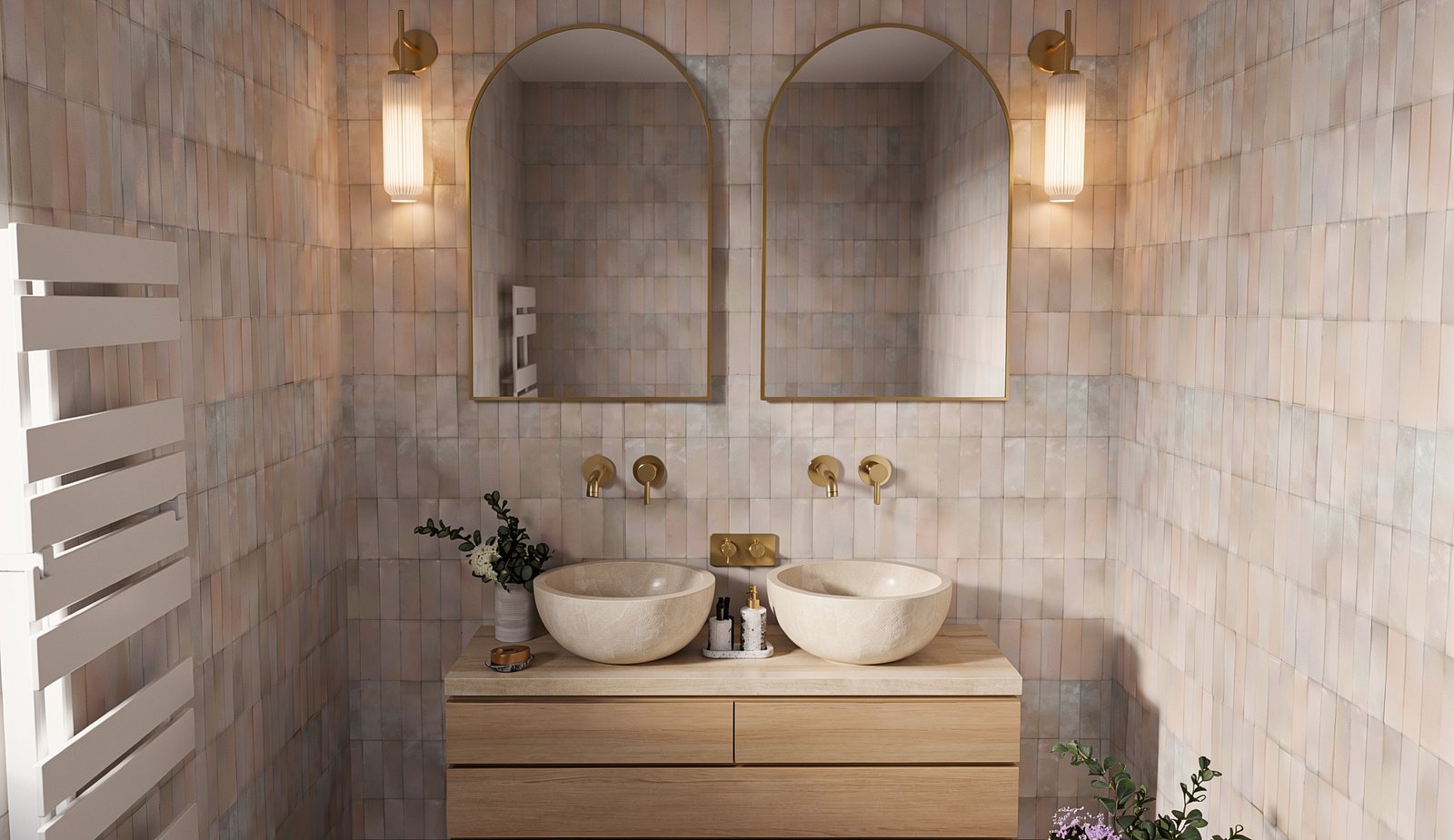 Salle de bain double vasque
